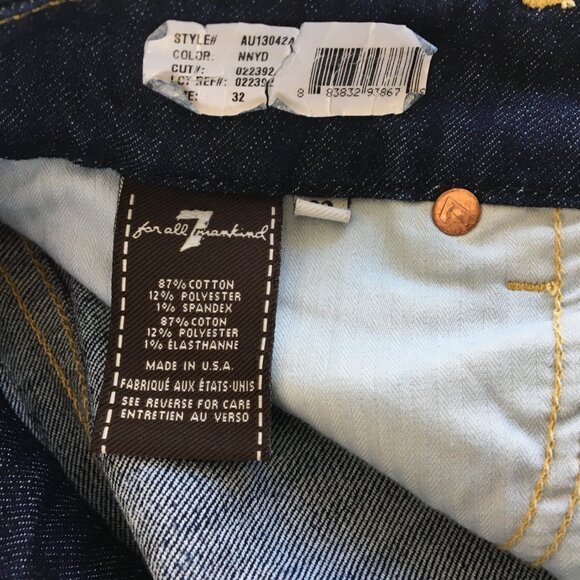 7 For All Mankind A Pocket Flare Jeans Womens 32 - Picture 7 of 11